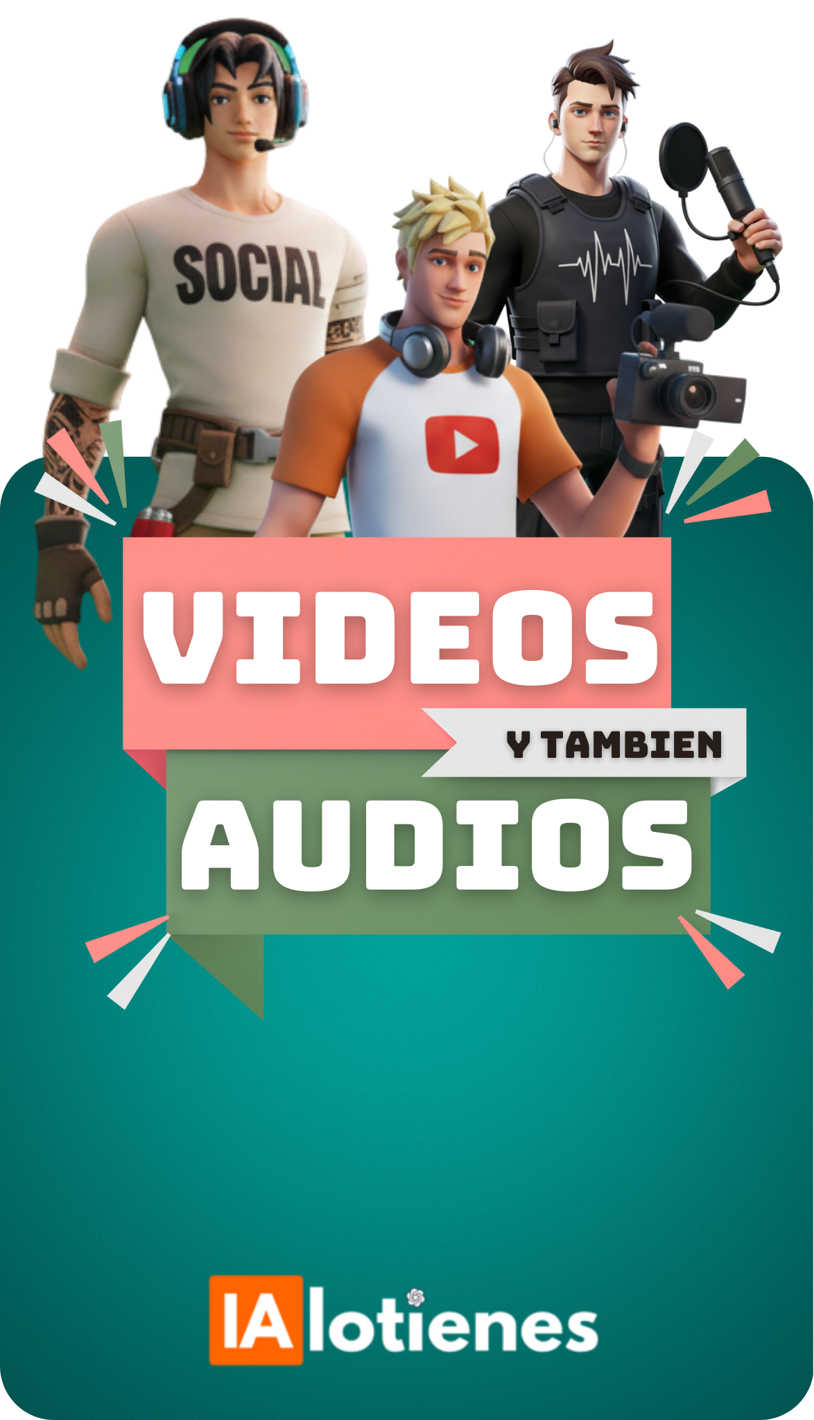 Videos y audios con IA